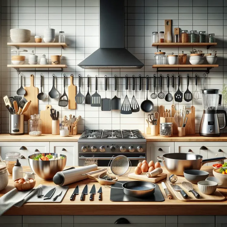 kitchen with essential tools